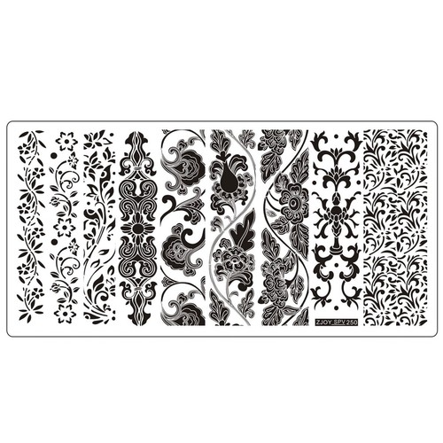 Schnörkel stamping schablone - stamping,
