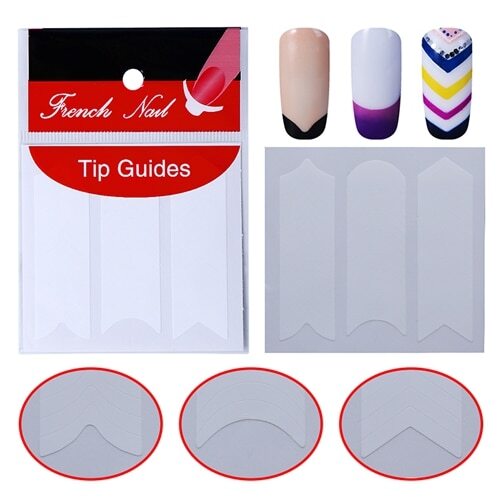 French nail fingernägel - french,