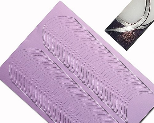 Nail art schablone aufkleber - nail,