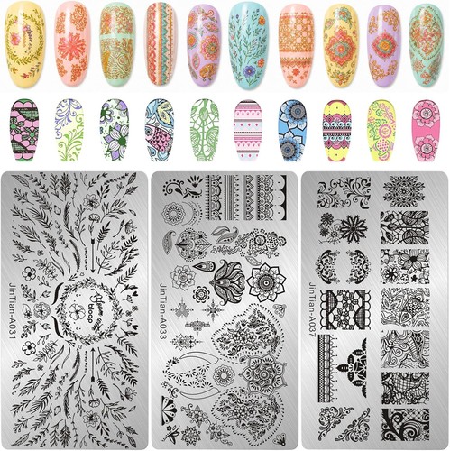 Nageldesign schablonen - schablonen, 3