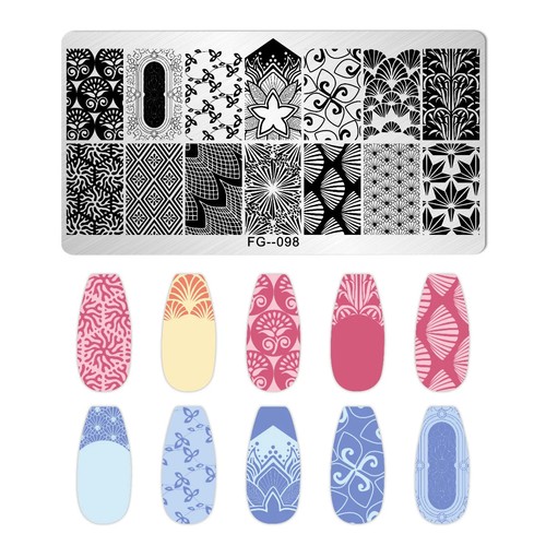 Stamping schablone art deco - schablone,