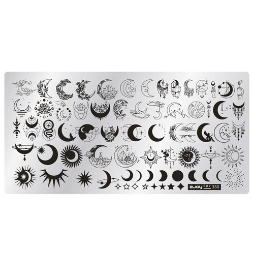 Mond stamping schablone - mond,