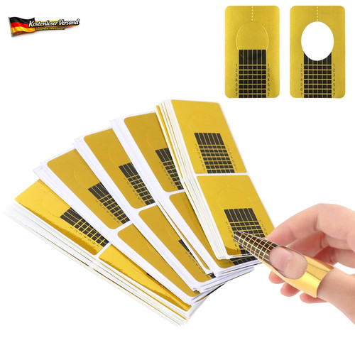 Nagel schablonen set 200 - nagel-schablonen,