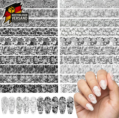Nagelfolie set rollen - set,