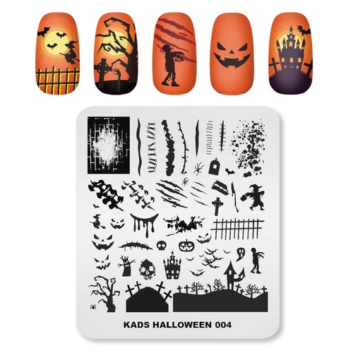Nagel stempelplatten halloween - nagel,