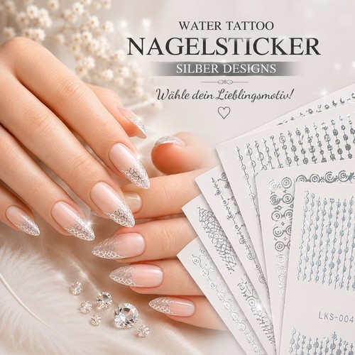 Wassertransfer nagel sticker - wassertransfer,