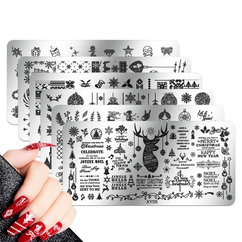 Weihnachten maniküre stempel - weihnachten,